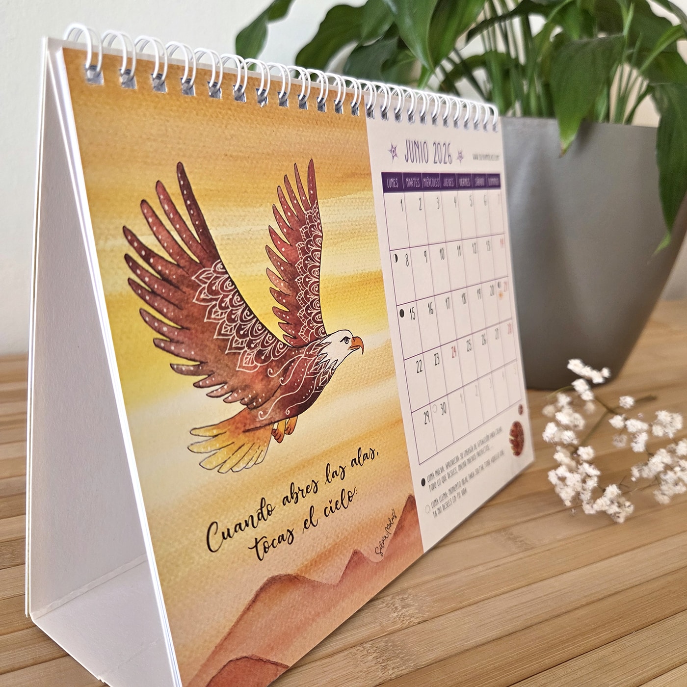 05_CalTaula_Juny_ESP Calendari conscient de taula 2026, idioma castellà