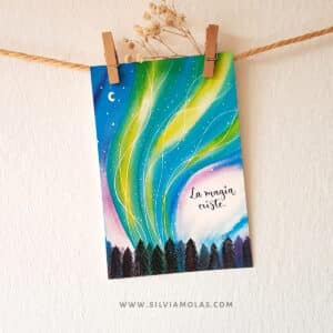 Lámina 10x15 cm “La magia existe”