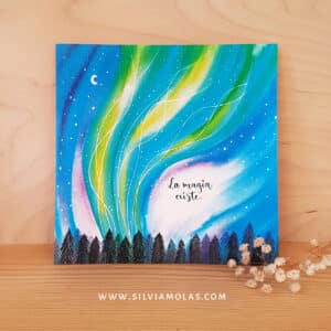 Lámina 14x14 cm “La màgia existe”