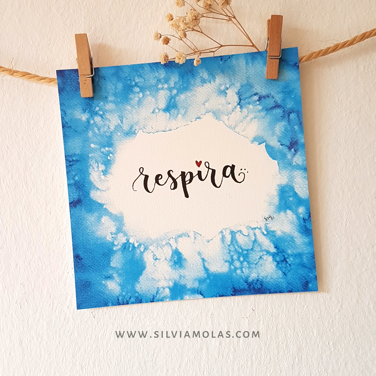 Làmina 14x14 “Respira”