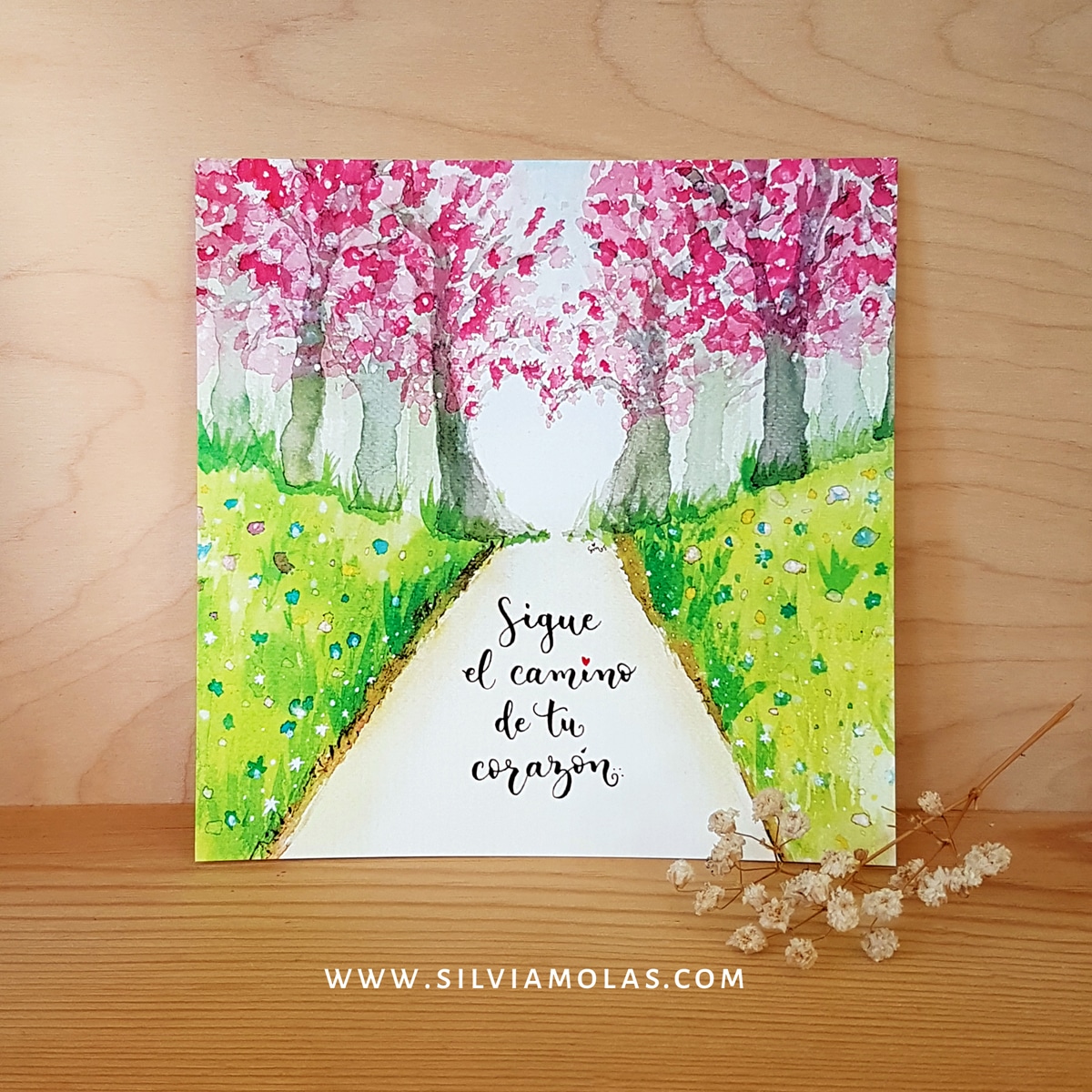 Lam14x14_SegueixElCamiDelTeu_CAT-DESTACADA Lámina 14x14 cm “Sigue el camino de tu corazón”