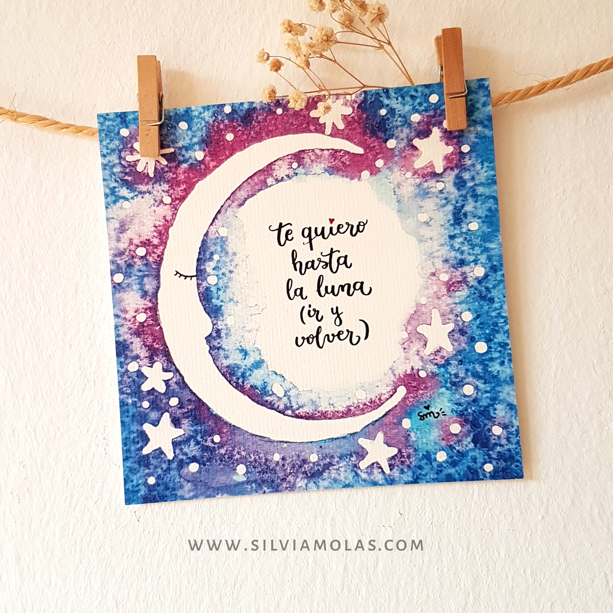 Lam14x14_TestimoFinsalaLluna_CAT-DESTACADA Lámina 14x14 cm “Te quiero hasta la luna (ir y volver)”