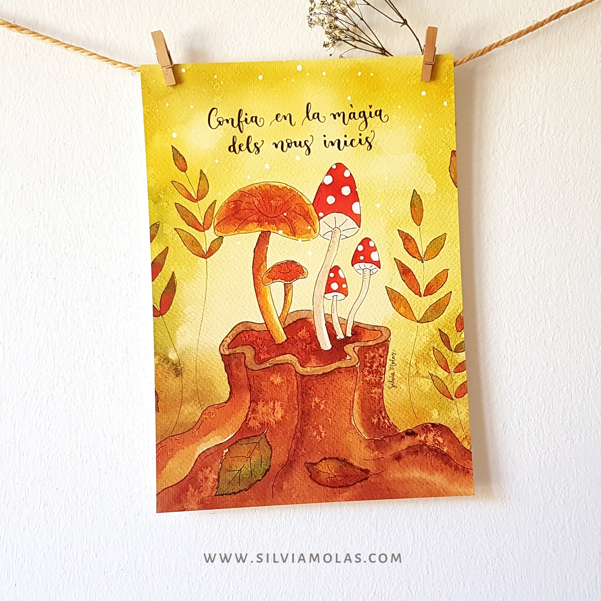 Làmina A4 “Confia en la màgia dels nous inicis”