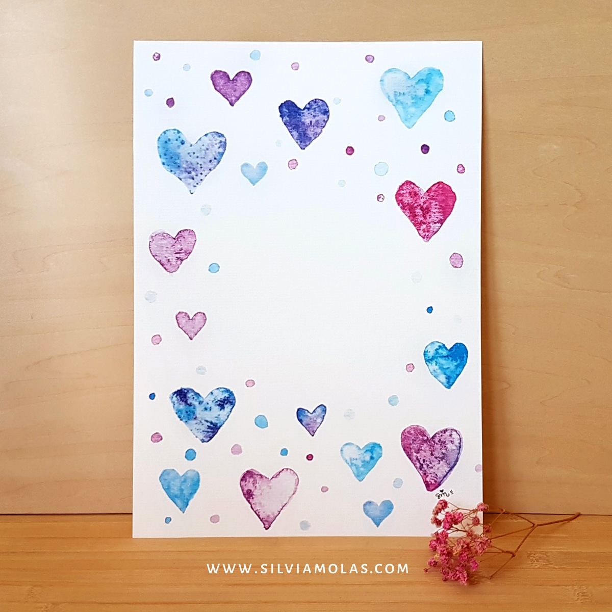 Làmina A4 amb text personalitzat “Fons Cors”