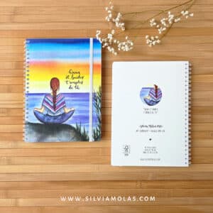 Llibreta A5 (15x21 cm) “Quan et buides t’omples de tu”