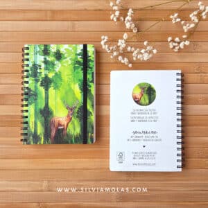 Llibreta 10x15 cm “Cèrvol”
La natura és la mestra sàvia i silenciosa de la vida.