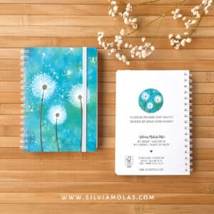 Llibreta 10x15 cm “Dent de lleó turquesa”
Els desitjos són llavors creant realitats.