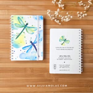 Llibreta 10x15 cm “Libèl·lules”
La meva llum em guía cap a nous horitzons.