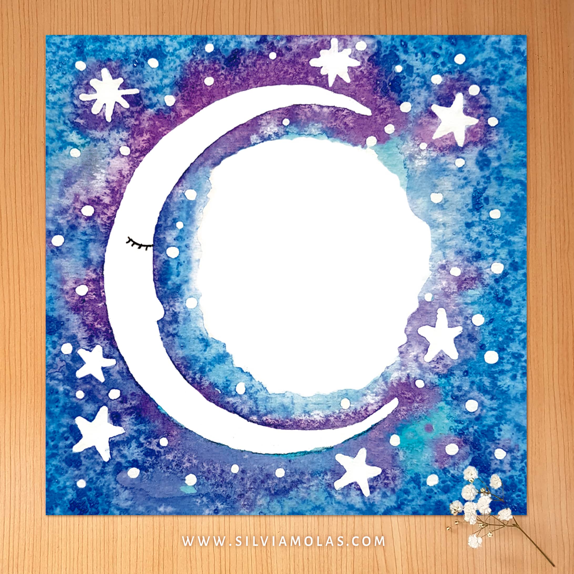 Làmina personalizada “Fons Lluna”, 30x30 cm