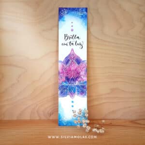 Punto de libro “Brilla con tu luz”