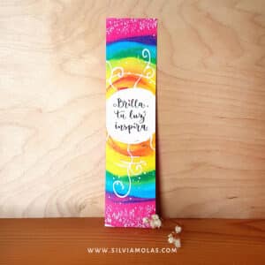 Punto de libro “Brilla, tu luz inspira”