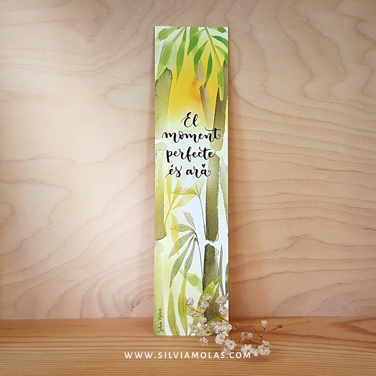 Punt de llibre “El moment perfecte és ara”