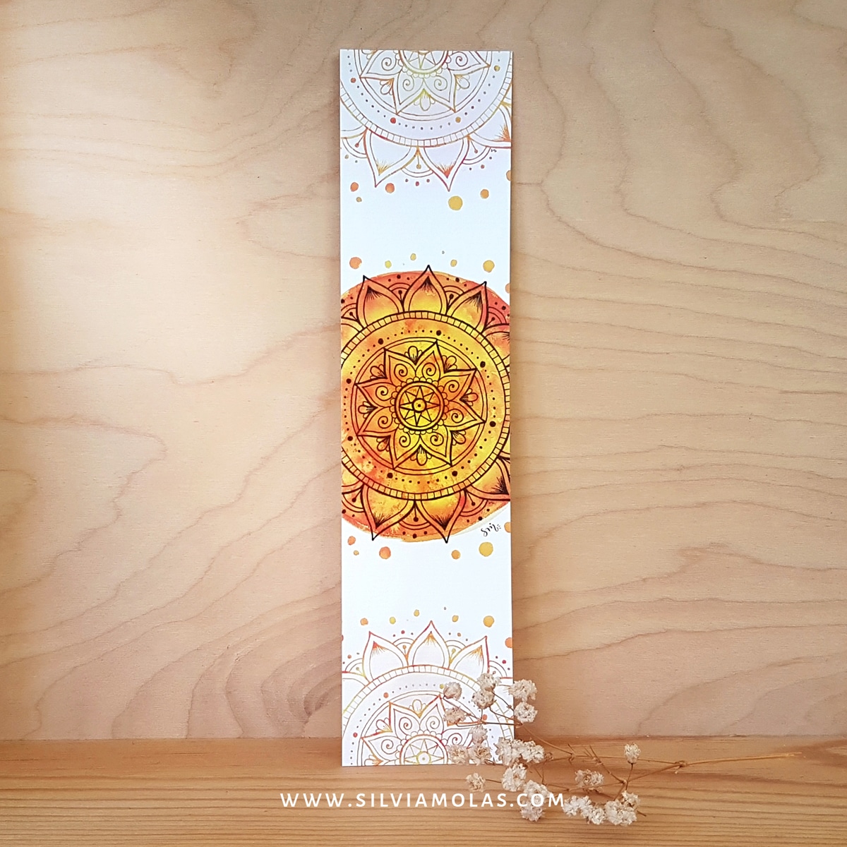 Punt de llibre “Mandala Sol”