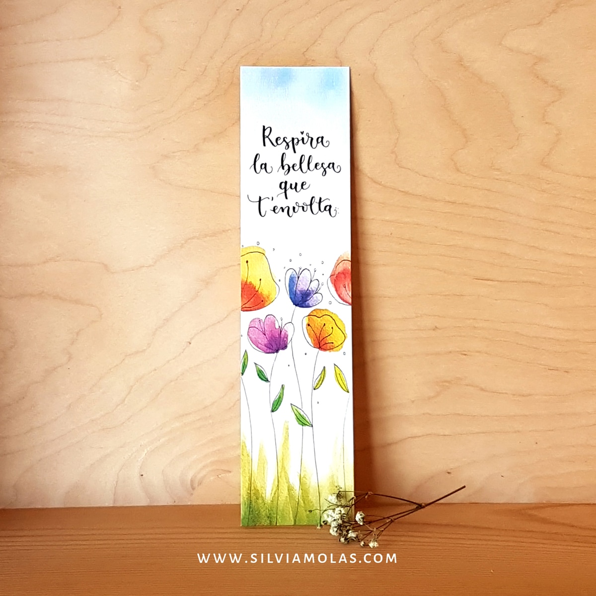 Punt de llibre “Respira la bellesa que t’envolta”