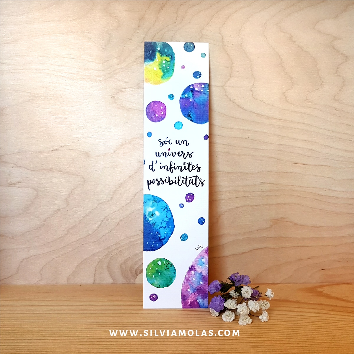 Punt de llibre “Sóc un univers d’infinites possibilitats”