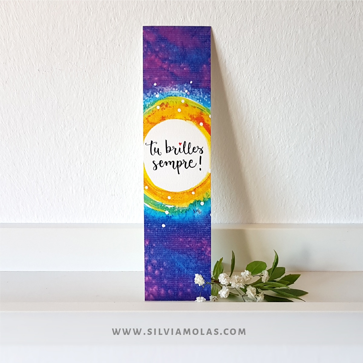 Punt de llibre “Tu brilles sempre”