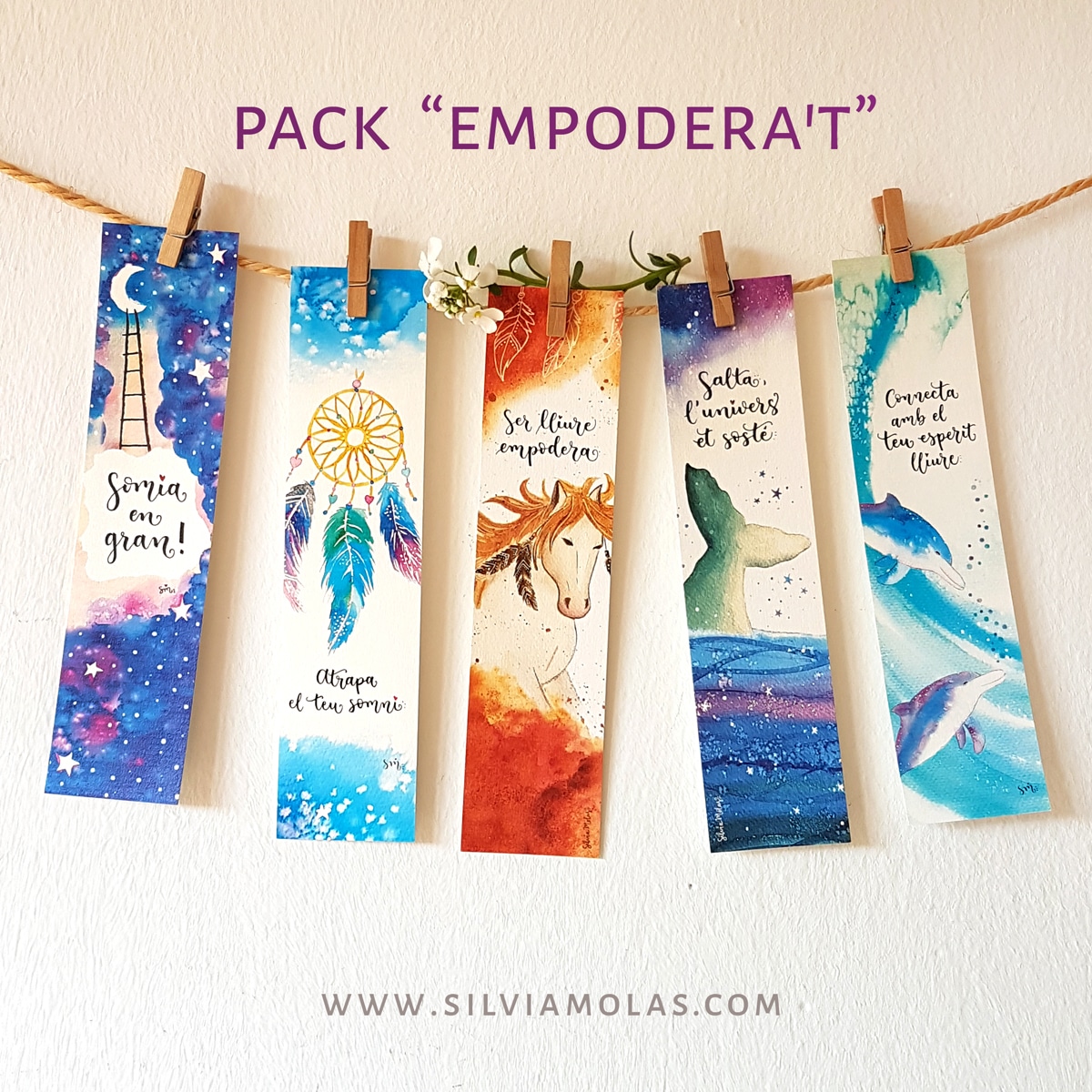 Pack 5 punts de llibre “EMPODERA’T!”