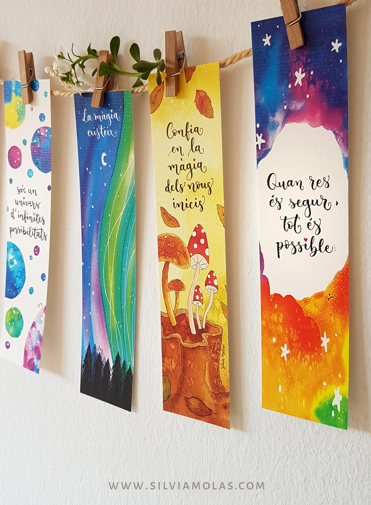 Punts_Pack_MAGIA_CAT_03 Pack 5 punts de llibre “MÀGIA”