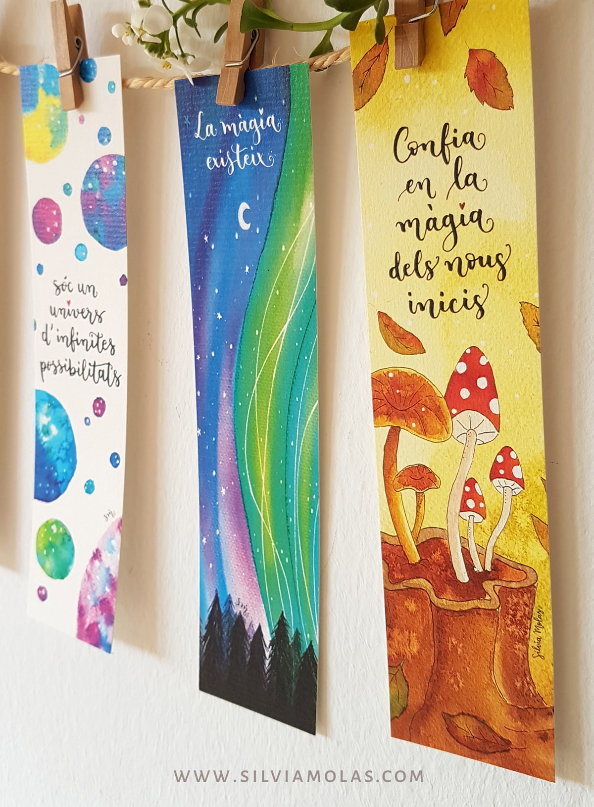 Punts_Pack_MAGIA_CAT_04 Pack 5 punts de llibre “MÀGIA”