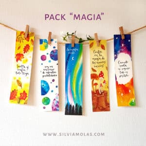 Pack 5 puntos de libro “MAGIA”