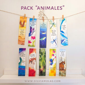 Pack 10 puntos de libro “ANIMALES”