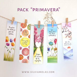 Pack 5 puntos de libro “PRIMAVERA”