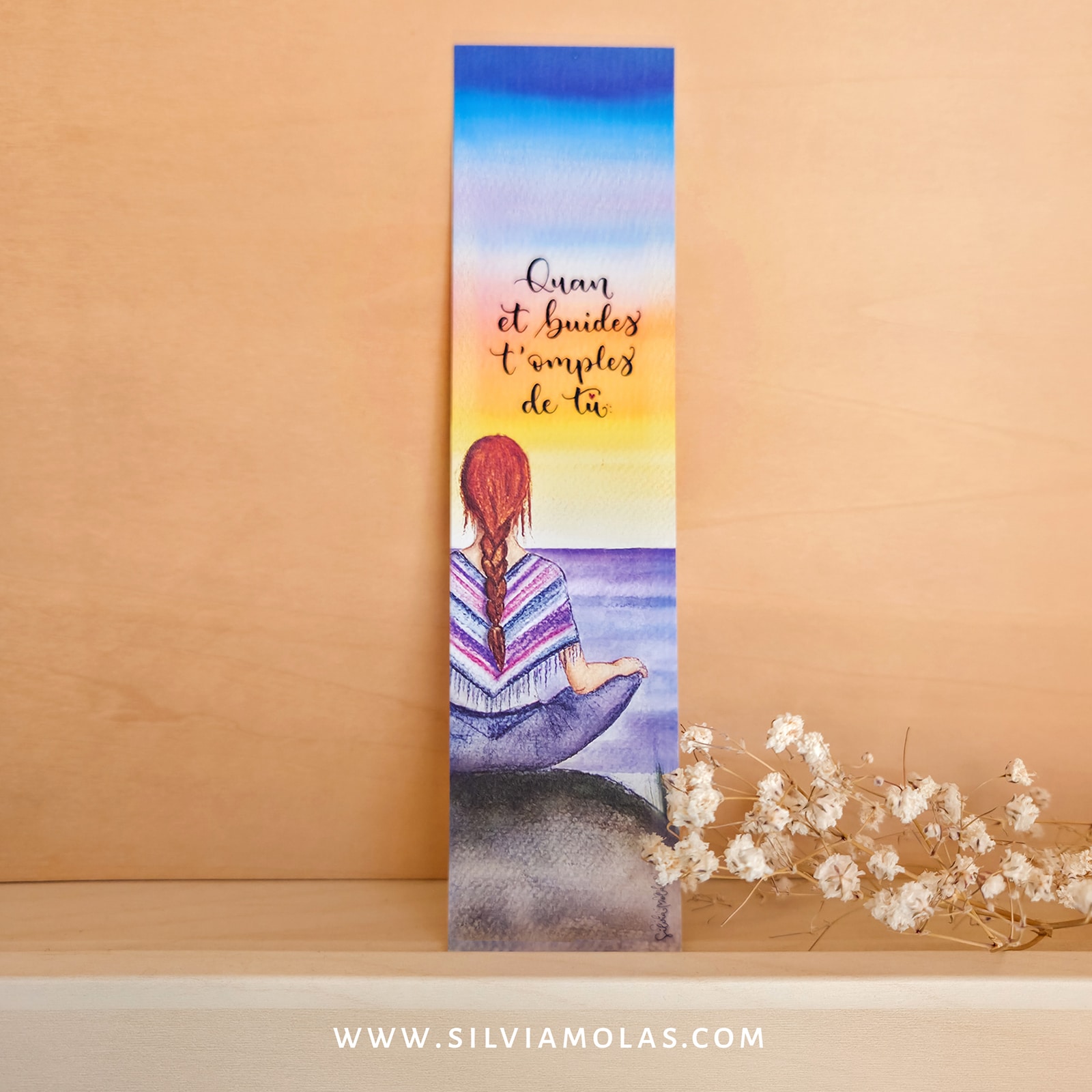 Punt de llibre “Quan et buides t’omples de tu”