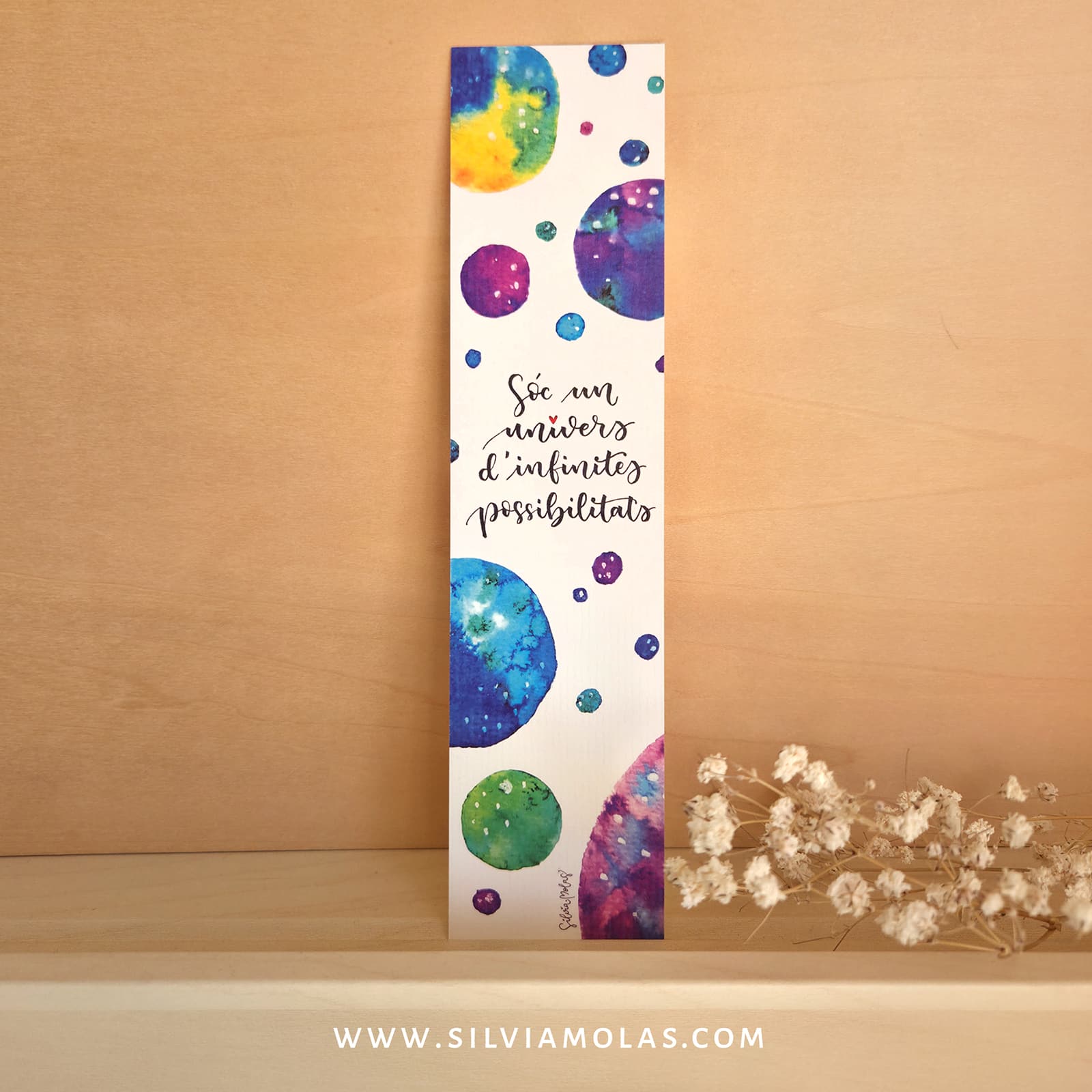 Punt de llibre “Sóc un univers d’infinites possibilitats”