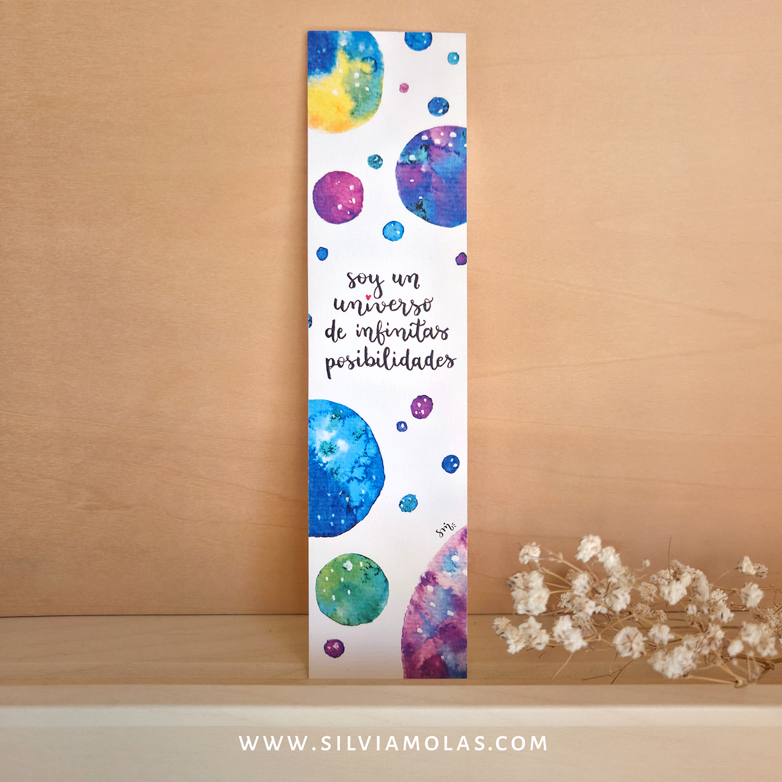 Punto de libro “Soy un universo de infinitas posibilidades”